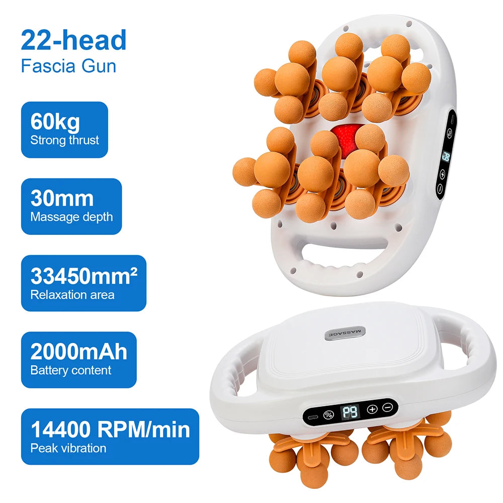 RevivePro™ 22-Head Massage Gun